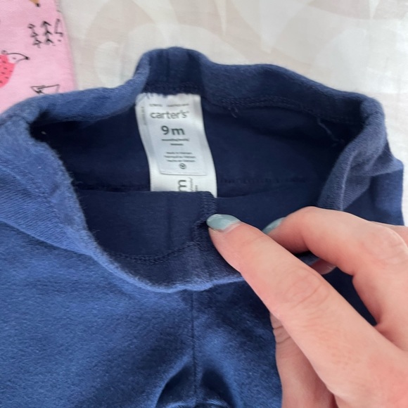 🌻3/25$ Lot of 6 baby leggings size 9 months - Picture 8 of 8